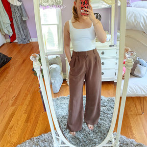 Abercrombie Brown Tailored Pant